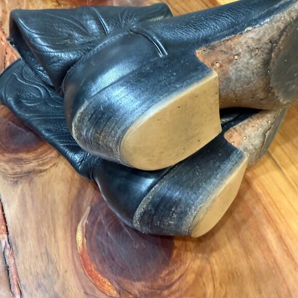 Stewart Leather Boots Mens 10 1/2 B Cowboy Western Vintage 1977 - Picture 10 of 10